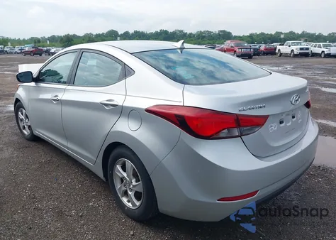 2015 Hyundai Elantra Se из США, поврежденный, VIN 5NPDH4AE2FH614443